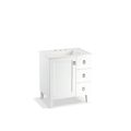 Kohler Vanity Cabinet, Free Standing, 34-1/2 in " Height, 30 in " Width 99530-LGR-1WA